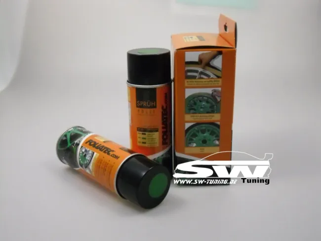 Wheels foil / green mat Spray foil Foliatec 2x400ml 56,19EUR/1l