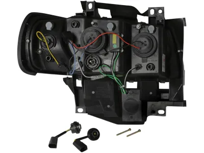 SW-Light headlights VW T4 96-03 LED parking light black long nosw