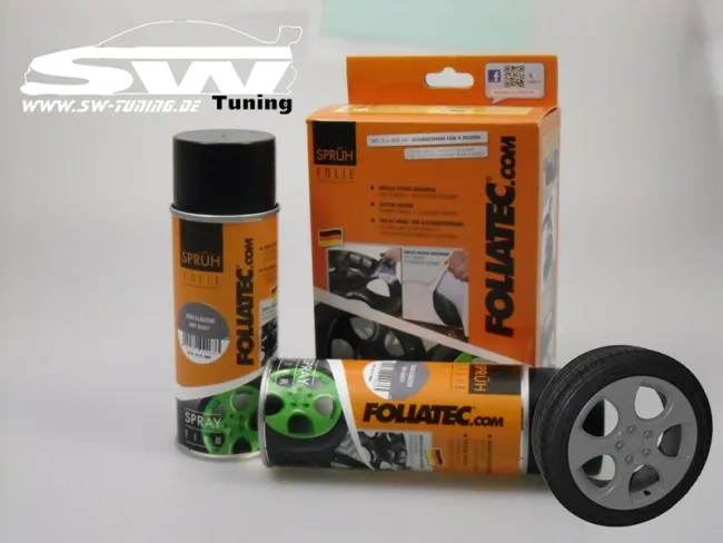 Wheels foil / shiny gray Spray foil Foliatec 2x400ml 56,19EUR/1l