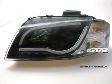 SW-LTube Scheinwerfer passend fr Audi A3 8P 03-08 LED Lighttube Standlicht black