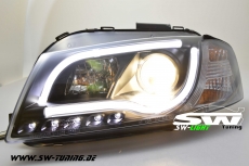 SW-LTube Scheinwerfer passend fr Audi A3 8P 03-08 LED Lighttube Standlicht black