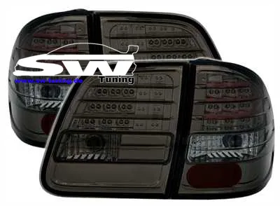 LED taillights Mercedes Benz E-Class T-Model S210 96-03 smoke