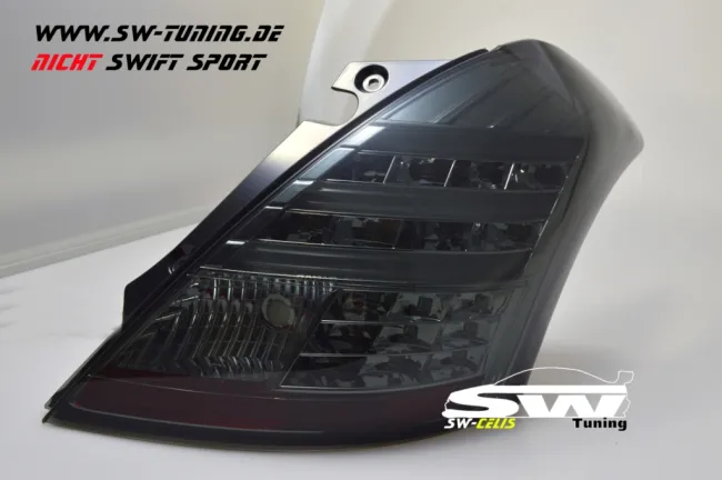 SW-Celi LED taillights suitable for Suzuki Swift Typ NZ/FZ 10-16 smoke