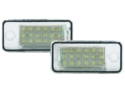 SW LED License Plate for Audi A3 8P, A4 B6, A4 B7, A6, A8, uva
