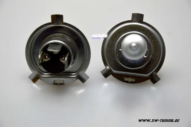 H4 GE MEGALIGHT Ultra 12V/60/55W white (2stk) +200% mehr Licht