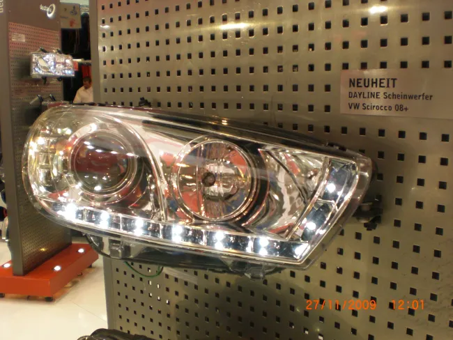 SW-Light headlights VW Scirocco III 08-14 LED positionslight chrome