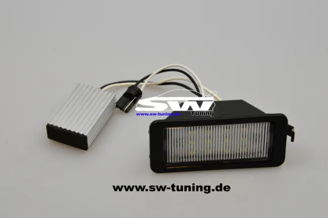 LED license plate lights Seat Ibiza 6j 3doors 08-12