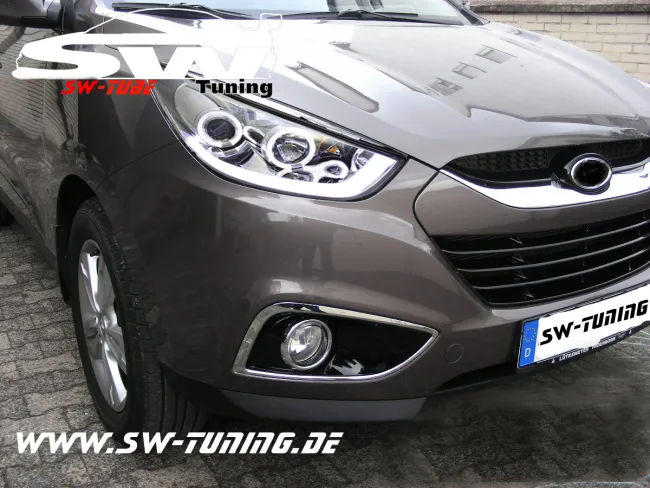 SW-LTube headlights Hyundai IX35 LM 09-13 chrome LightTube parking light