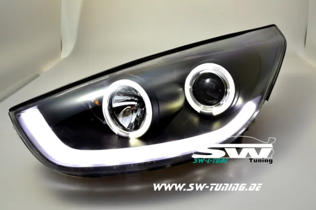 SW-LTube Scheinwerfer Hyundai IX35 LM 09-13 Black Lighttube Standlicht