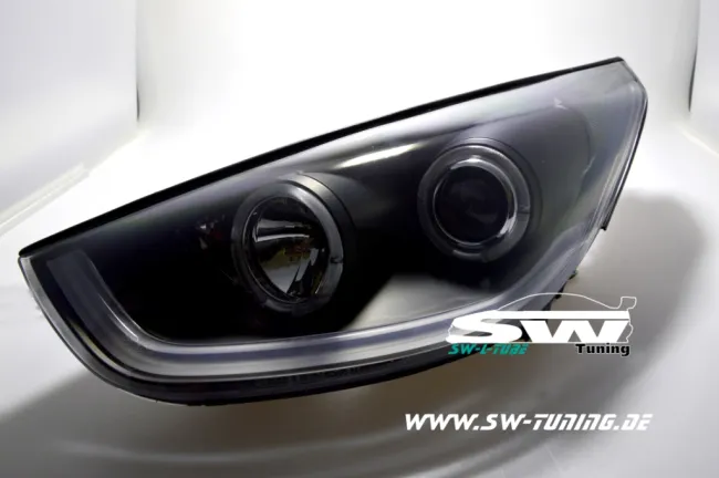 SW-LTube Scheinwerfer Hyundai IX35 LM 09-13 Black Lighttube Standlicht