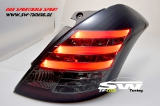 SW-Celi LED taillights suitable for Suzuki Swift Sport Typ NZ/FZ 10-16 black/smoke
