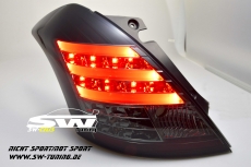 SW-Celi LED Rckleuchten passend fr Suzuki Swift Typ FZ/NZ 10-16 black/smoke