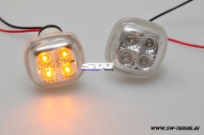 LED side marker Audi A3 96-00 / A4 95-00 / Fabia I Octavia I 04-08 chrome