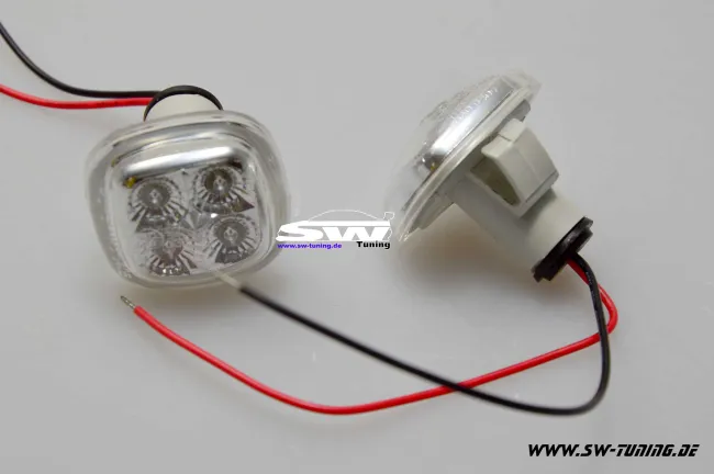 LED Seitenblinker Audi A3 8L 96-00 / A4 B5 95-00 / Fabia I Octavia I 04-08 chrome