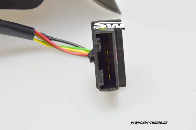 SWCeli LED Rückleuchten passend für 3er BMW E90 Limo 05-08 red/black/clear Lightbar