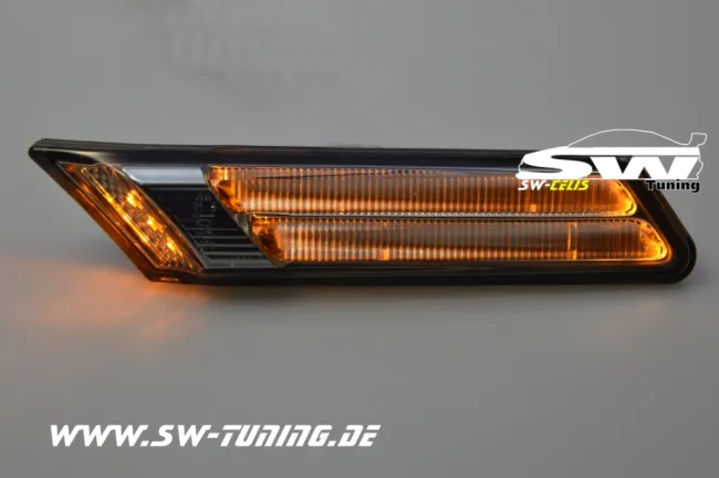 SW-Celis LED side markers for Porsche 911 997 05-11 LightTube smoke