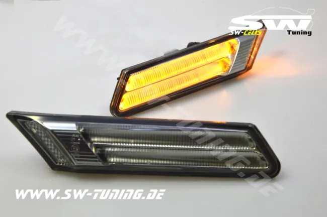 SW-Celis LED side markers for Porsche 911 997 05-11 LightTube smoke