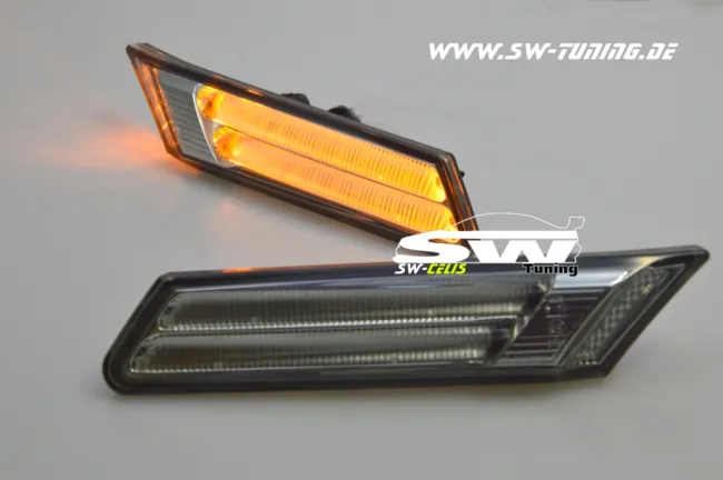 SW-Celis LED side markers for Porsche Boxster Cayman 987 05-13 LightTube smoke