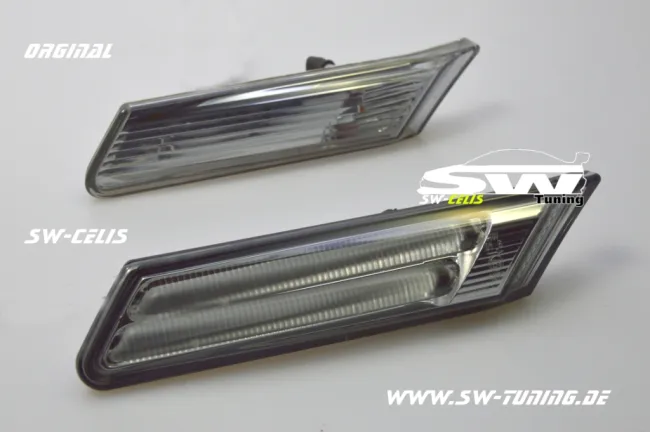 SW-Celis LED side markers for Porsche Boxster Cayman 987 05-13 LightTube smoke