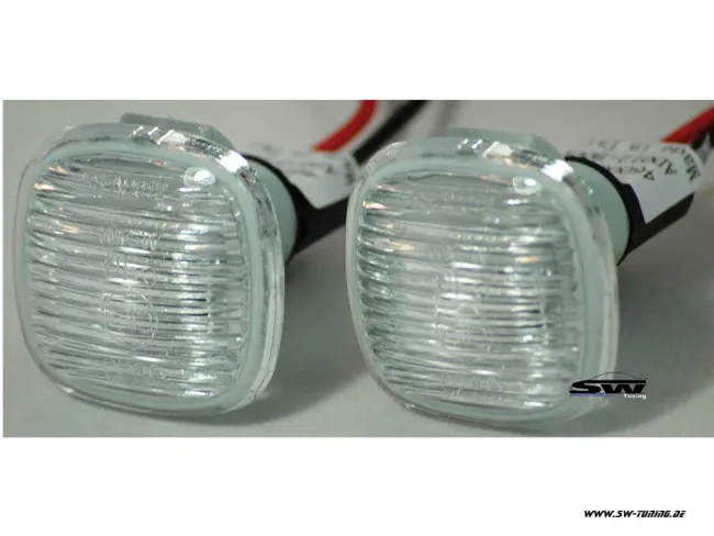 SW-side marker Audi A3 96-00/A4 95-00/Skoda Fabia wihte/geriffelt