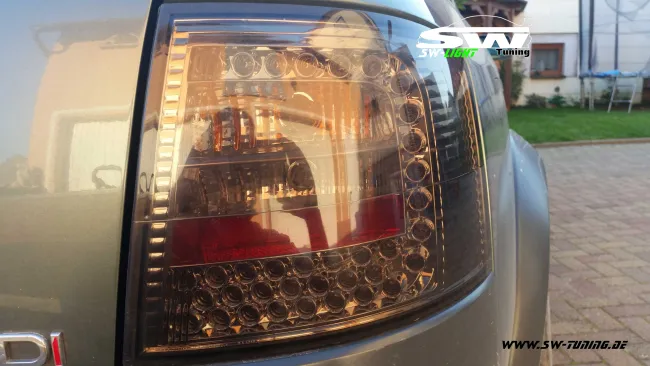 SW-Light LED taillights suitable for Audi A6 4B Avant 12/97-01/05 smoke