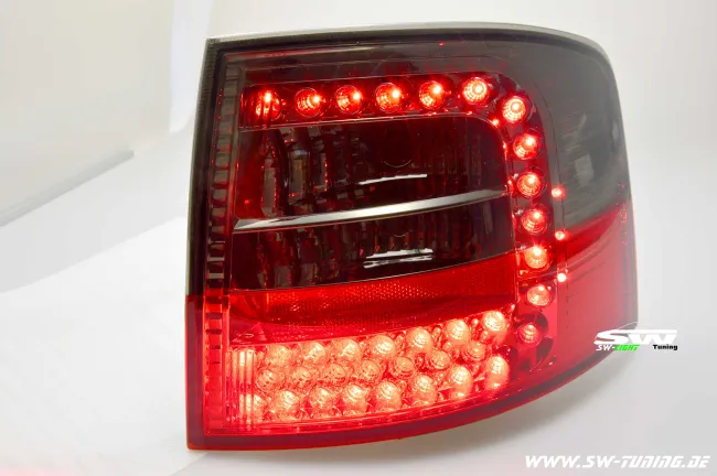 SW-Light LED Rückleuchten passend für Audi A6 4B Avant C5 97-05 red/smoke