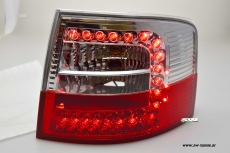 SW-Light LED taillights suitable for Audi A6 4B Avant 12/97-01/05 red/clear