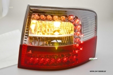 SW-Light LED taillights suitable for Audi A6 4B Avant 12/97-01/05 red/clear