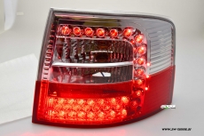 SW-Light LED taillights suitable for Audi A6 4B Avant 12/97-01/05 red/clear