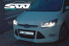 SW-LTube Scheinwerfer passend fr Ford Focus Mk3 CB8 11-14 LED Lighttube-Standlicht black