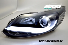 SW-LTube Scheinwerfer passend fr Ford Focus Mk3 CB8 11-14 LED Lighttube-Standlicht black