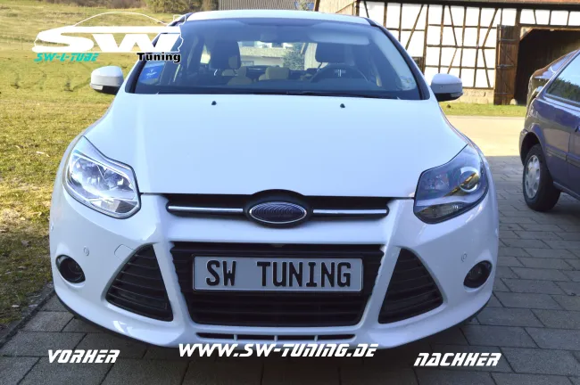 SW-LTube Scheinwerfer passend für Ford Focus Mk3 CB8 11-14 LED Lighttube-Standlicht black