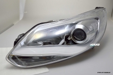 SW-LTube Scheinwerfer passend fr Ford Focus Mk3 CB8 11-14 LED Lighttube-Standlicht chrom