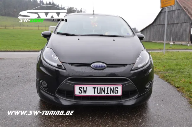 SW-Light Scheinwerfer passend für Ford Fiesta Mk7 JA8 08-13 LED Standlicht Black