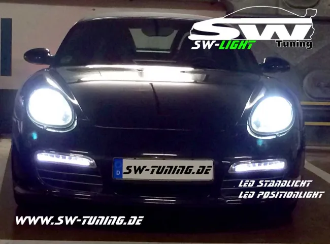 SW-Light LED Nebelscheinwerfer/LED Standlicht für Porsche Boxster 987 04-09