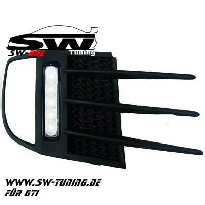 LED Tagfahrlicht für VW Golf 6 GTI 08-12 für FHZ mit NSW