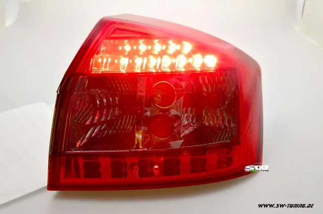 SW-Light LED taillights suitable for Audi A4 B6 8E Limousine 01-04 red/smoke