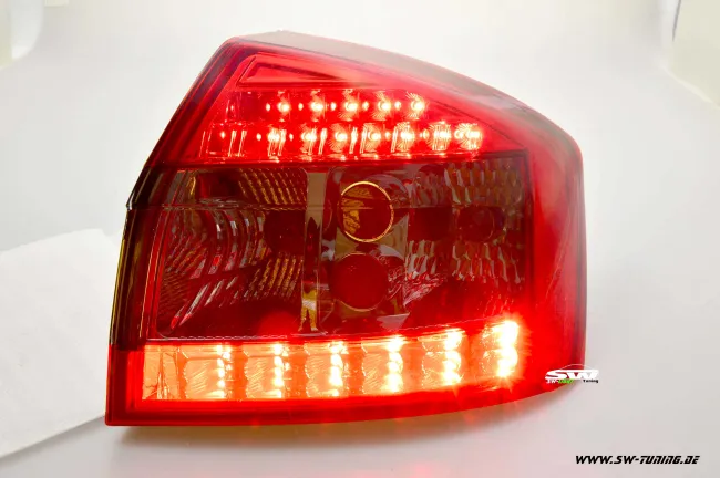 SW-Light LED taillights suitable for Audi A4 B6 8E Limousine 01-04 red/smoke
