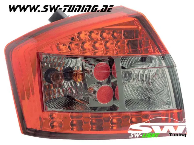 SW-Light LED taillights suitable for Audi A4 B6 8E Limousine 01-04 red/smoke