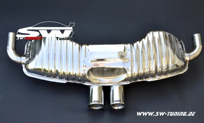 SW-Exhaust stainless steel muffler suitable for Porsche Boxster / Cayman 987 05-13