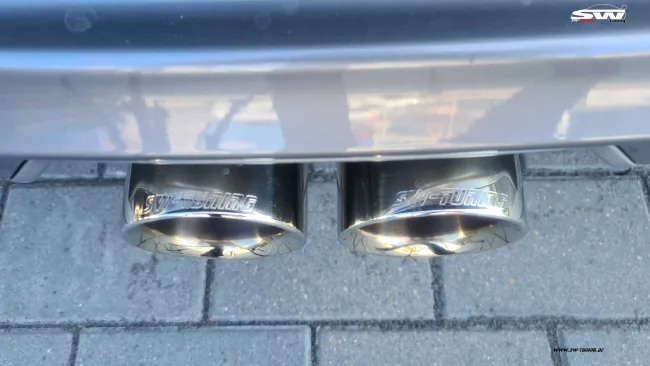 SW-Exhaust stainless steel muffler suitable for Porsche Boxster / Cayman 987 05-13