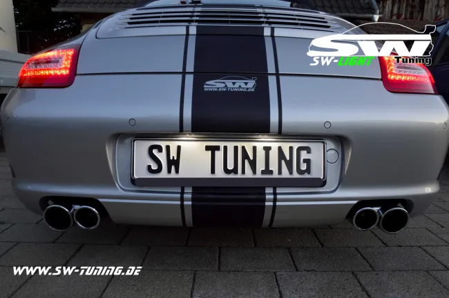 SW LED Kennzeichenbeleuchtung für Porsche Boxster/Cayman 987 | 911 997 | Cayenne 9PA LiteVersion 2stk