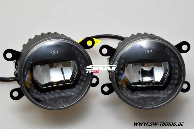 SW-DRL Voll LED TFL NSW für Dacia Land Rover Suzuki Jaguar Citroen Peugeot Nissan Subaru Mitsubishi BLACK