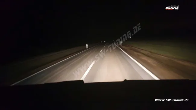 SW-DRL Scheinwerfer VW T5 GP Facelift Typ 7H 09-14 LED Tagfahrlicht R87 chrom