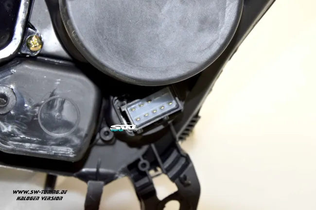 SW Angel Eye Scheinwerfer Opel Astra H 04-11 LED-Ring LED Lighttube chrom