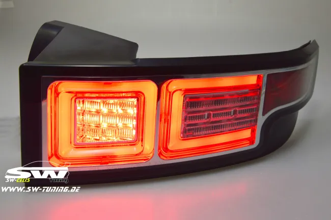 SW-Celis LED Rückleuchten Range Rover Evoque 11-18 Typ L538 Chrom/Black Lightbar