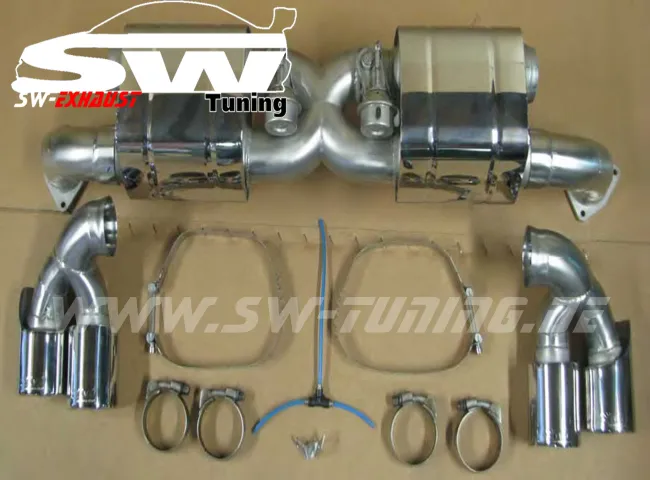 SW Exhaust Stainless steel muffler for Porsche 911 Carrera / S 991 C2/C4 11-15