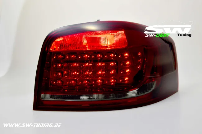 SW-Light LED taillights Audi A3 8P Facelift 09-14 red/smoke 3doors