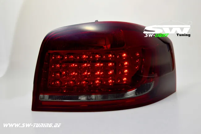 SW-Light LED taillights Audi A3 8P Facelift 09-14 red/smoke 3doors