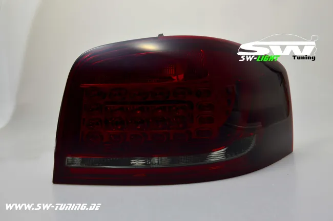 SW-Light LED taillights Audi A3 8P Facelift 09-14 red/smoke 3doors